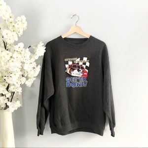 Big Dogs Racing Graphic Crewneck Sweatshirt